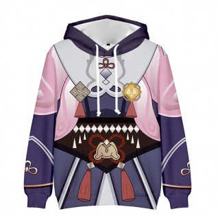 Eula 3D Print Hoodies Game Genshin Impact Streetwear