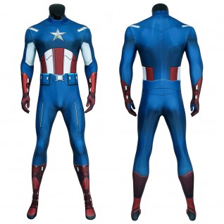 The Avengers Steve Rogers Cosplay Bodysuit Captain America Costume