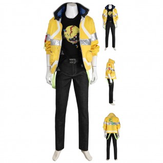Cyberpunk Yellow Cosplay Costumes Halloween Suit