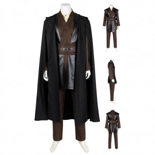 Anakin Skywalker Halloween Cosplay Costume Star Wars Episode II Attack of the Clones Suit