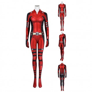Ladypool Suit Deadpool 3 Wolverine Costume Deadpool Cosplay Jumpsuit for Female