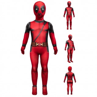 Kids Deadpool Cosplay Costumes Deadpool 3 Wolverine Suit Children Bodysuit