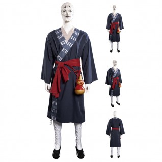 Daoist Mi Cosplay Costume Game Black Myth Wukong Suit Halloween Gifts