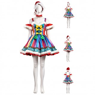 Starry Christmas Costume Original Christmas Dress Women Cosplay Suit