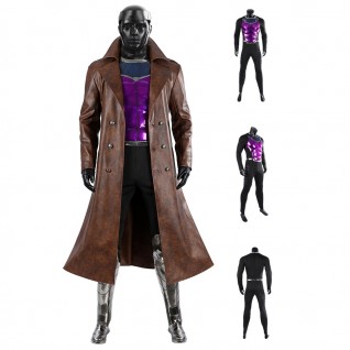 Gambit Cosplay Costume Deadpool & Wolverine Suit Halloween Outfits