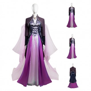 Agatha Harkness Cosplay Costume WandaVision Suit Women Dress Outfits