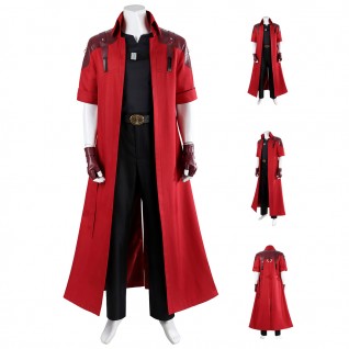Devil May Cry Dante Cosplay Costumes Game DMC 5 Suit Red Halloween Outfits