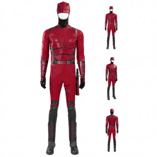 Matthew Murdock Cosplay Costumes Daredevil Born Again Suit Red Outfits