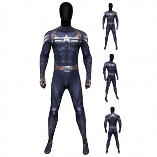 Captain America Stealth Cosplay Jumpsuit Captain America The Winter Soldier Costumes