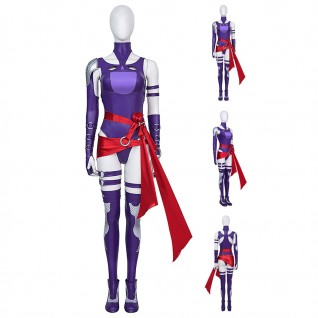 Marvel Rivals Psylocke Costume Women Halloween Cosplay Suits