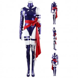 Psylocke Cosplay Suit Marvel Rivals Costume Women Halloween Outfit