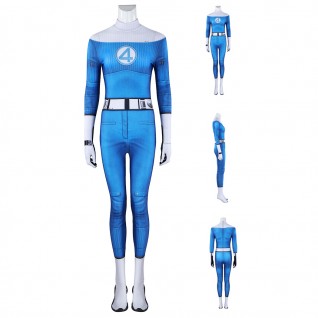 Invisible Woman Cosplay Jumpsuit The Fantastic 4 First Steps Susan Storm Richards Costumes
