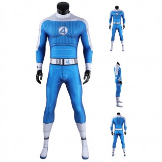 The Thing Cosplay Jumpsuit Fantastic 4 First Steps Ben Grimm Costumes Blue Suit