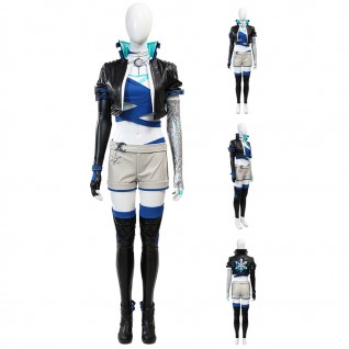 Marvel Rivals Luna Snow Costume Women Halloween Cosplay Suits