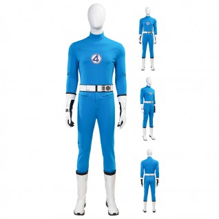 Mister Fantastic Reed Richards Costume Fantastic Four Outfits Halloween Carnival Cosplay Suit
