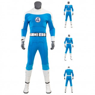 The Fantastic Four First Steps Thing Ben Grimm Costume Blue Suit