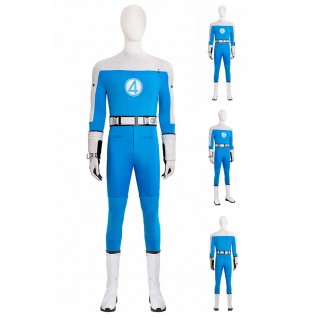 Fantastic Four Human Torch Costume Johnny Storm Halloween Cosplay Suit