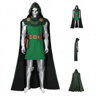 Victor von Doom Costume Fantastic Four Doctor Doom Suit Classic Halloween Outfit