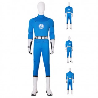 Mister Fantastic Blue Suit The Fantastic Four First Steps Reed Richards Halloween Costumes