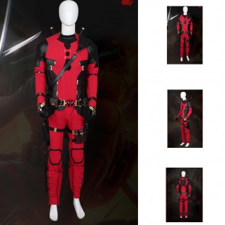 Wade Wilson Costume Deadpool 3 Red Halloween Suit