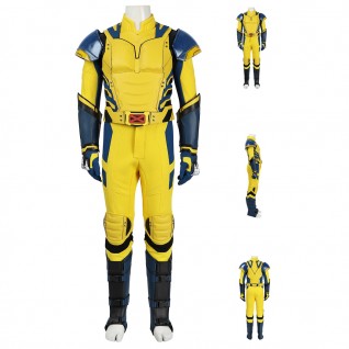 Kids Wolverine Costume Deadpool 3 Suit Yellow Halloween Outfits
