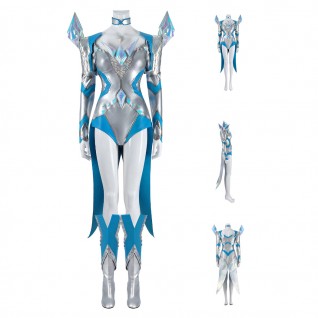 Emma Frost Cosplay Costume Marvel Rivals White Queen Suit