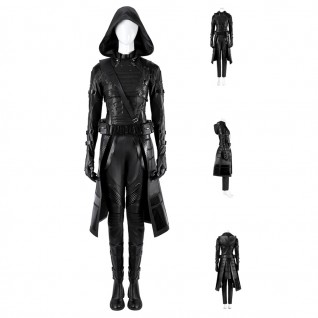Thunderbolts Ava Starr Costume Ghost Halloween Suit Black Outfit