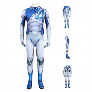Kids Marvel Rivals The Fantastic Four First Steps Mister Fantastic Jumpsuit Costume