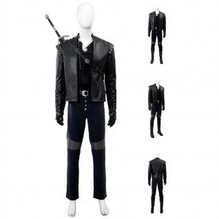 The Witcher 5 Geralt Of Rivia Costume The Lady Of The Lake Halloween Suit