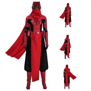 Daredevil Women Costume Red Halloween Cosplay Suit