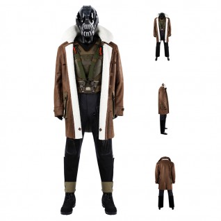 Bat Knight Rises Bane Halloween Cosplay Suit Tom Hardy Costume