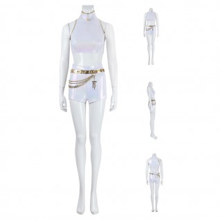 KPop Demon Hunters Rumi White Cosplay Suit Women Costume