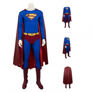 Clark Blue Cosplay Suit Male Halloween Costumes