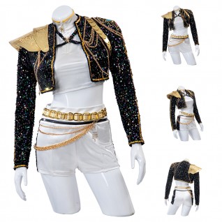 KPop Demon Hunters Rumi Costume Women Halloween Cosplay Suit