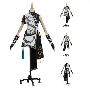 Final Fantasy XIV Monk Halloween Suit FF14 Costume School Uniform Cosplay Outfits