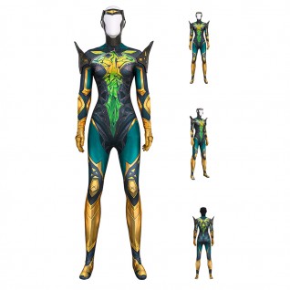 Marvel Rivals Phoenix Jumpsuit Jean Grey Costume Printed Cosplay Suit