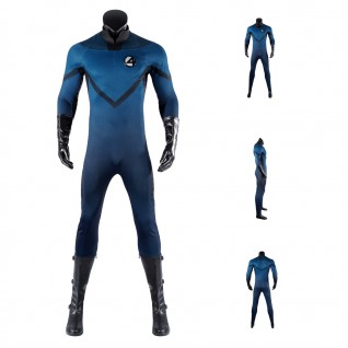 Fantastic 4 Human Torch Halloween Cosplay Suit Johnny Stor Costume