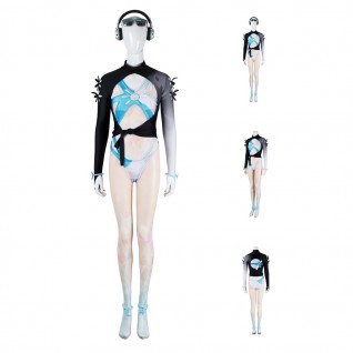 Marvel Rivals Luna Snow Cosplay Jumpsuit Women Swimsuit Halloween Costumes