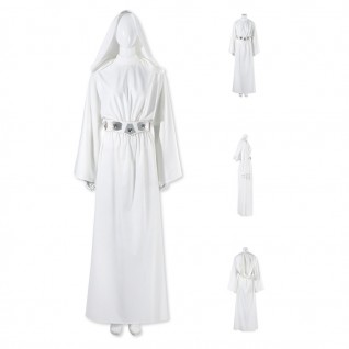 Princess Leia White Cosplay Costume Star Wars Episode IV A New Hope Suit