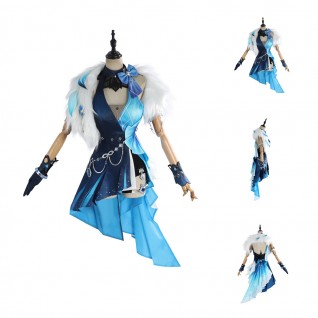 Genshin Impact Cosplay Suit Tranquil Banquet Yelan Costumes