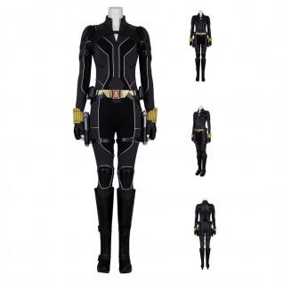 Black Widow Black Suit Natasha Romanoff Costume Women Halloween Cosplay Outfits