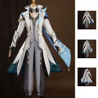 Genshin Impact Traveler Aether Costume Female Suit