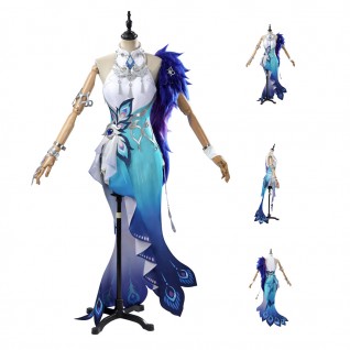 Honkai Star Rail Castorice Costume Women Dress Cosplay Suit Full Set