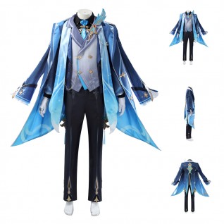 Genshin Impact Neuvillette Cosplay Costume Game Male Suits