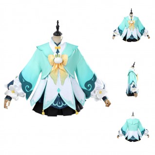 Genshin Impact Yaoyao Costume Game Women Cosplay Suit
