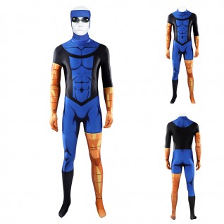 Invincible Season 4 Mark Grayson Costume Printed Jumpsuit Superhero Cosplay Suit