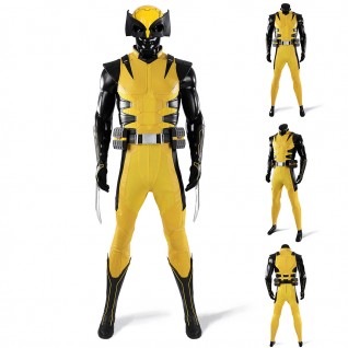 Wolverine Yellow Costume Logan X-Men Classic Suit Full Set Adult Outfit