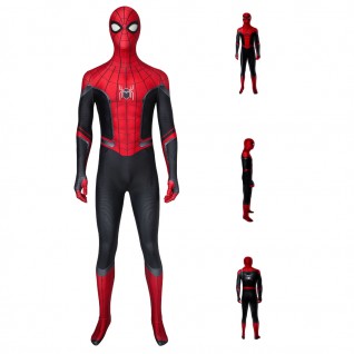 Peter Parker Jumpsuit Costume Spider-Man Far From Home Printed Suit for Men