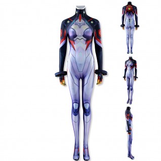 Marvel Rivals Peni Parker Costume Women Printed Jumpsuit Bodysuit Halloween Outfit