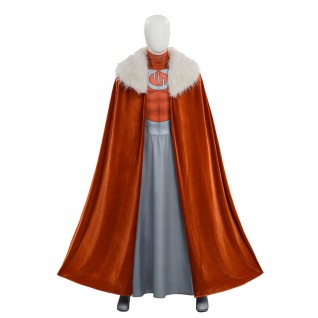 Invincible Season 4 Thragg Costume for Men Printed Cosplay Suit with Cape